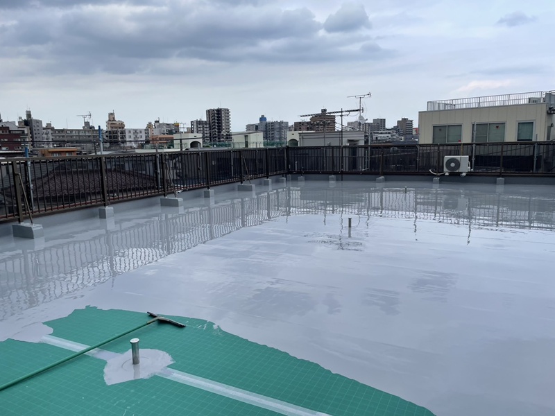 川崎市川崎区ビル　外壁塗装工事　防水工事
